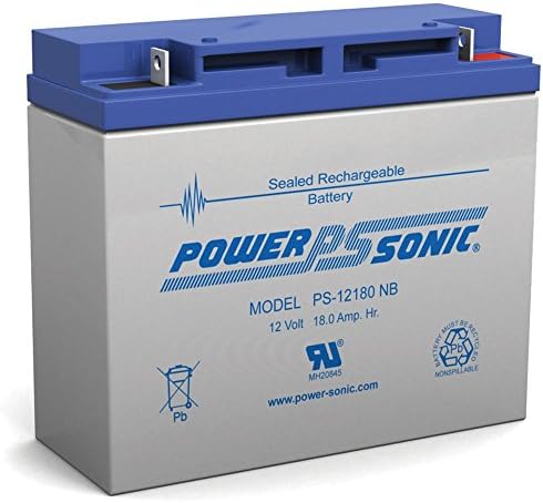 Power-Sonic PS-12180 12Volt Generator Battery 12V 18AH SLA