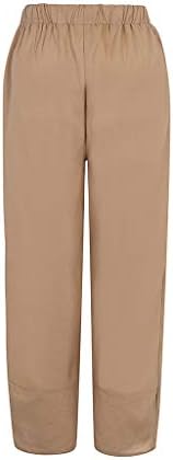 Шарела тинејџерски девојки Постелни панталони Обични панталони извезени графички права нога есен летни панталони 2023 облека трендовски TG
