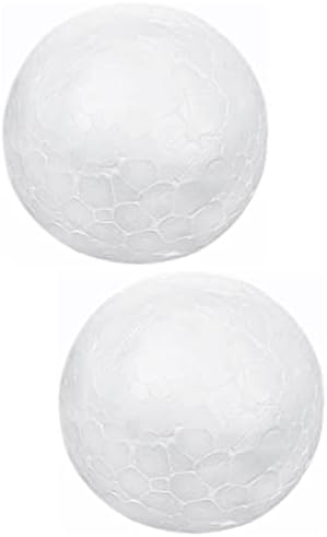 20 парчиња 10 см Божиќна декорација моделирање занаетчиска полистиренска топка сфера (бела