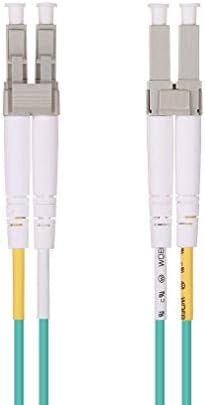 2 пакет 10 GB мултимоден модул со 5M OM3 LC до LC кабел со влакна, 10GBase-SR SFP+ LC Transceiver MMF, 850Nm, компатибилен за Ubiquiti UF-MM-10G, Mikrotik, Netgear, D-Link, TP-Link и повеќе