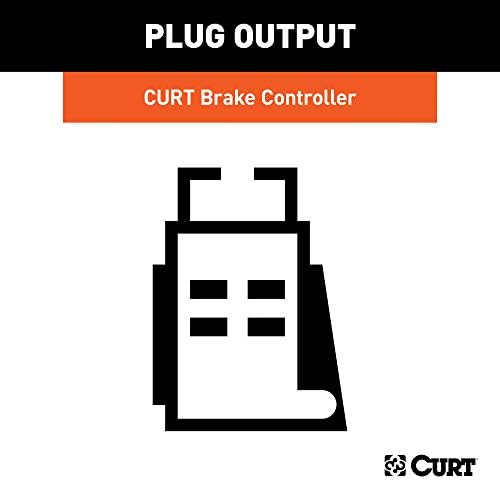 Curt 51522 Брзи приклучок за контролор на сопирачки за сопирачки, компатибилен со избрани Audi Q5, SQ5, Q7, Volkswagen Atlas, Touareg