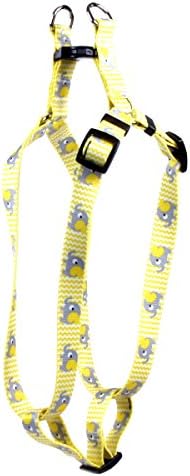Жолта Куче Дизајн Жолти Слонови Чекор-Во Куче Темперамент-Х-Мали-3/8 и одговара На Обемот на Градите од 4,5 до 9