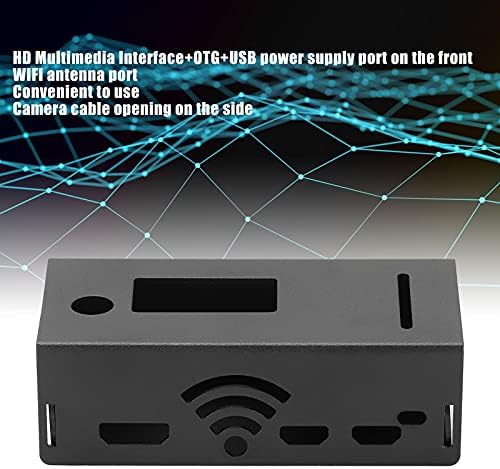 Case Raspberry Pi, заштитна обвивка од алуминиумска легура за RPI, за MMDVM, HD мултимедијален интерфејс+OTG+USB порта дигитален алуминиумски жариште за жаришта за RPI Walkie Talk