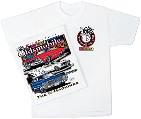 Hotешките кошули Висока тест Олдсмобилна маица: 442 W машина 455 Hurst/Olds Cutlass W-30
