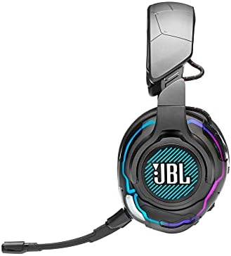 JBL Quantum One - слушалки за игри со перформанси со уво со активна откажување на бучава - црна