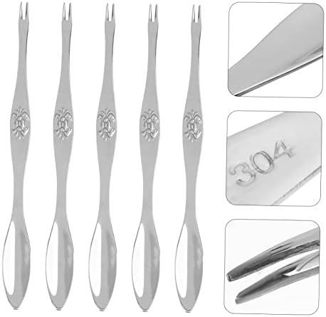 Jardwe 15 парчиња рак од не'рѓосувачки челик вилушка од не'рѓосувачки челик поставени алатки за морска храна Muddler за коктели постави ножици