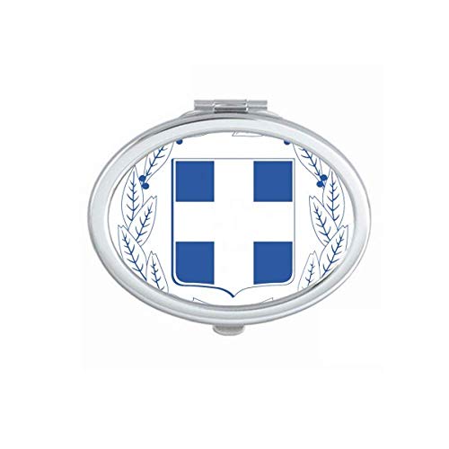 Грција Европа Национален амблем огледало Преносен преклопен шминка со двојни странични очила