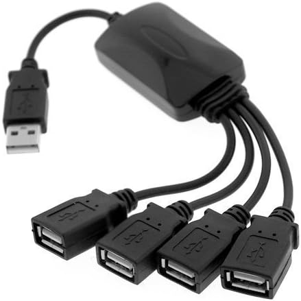 Центар со голема брзина 4 порта USB 2.0 за Sony PlayStation 3 PS3 Slim Xbox 360 Nintendo Wii