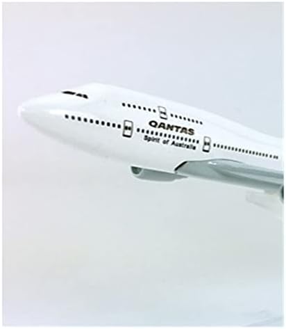 Модели на авиони 1: 400 Поставени за Qantas Airways Airlines Boeing B747 Метална легура модел на авион Орнамент Графички дисплеј