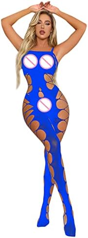 Женски рибни плочи плус големина без ракави без ракави секси мрежи тесни високи каросерии