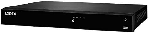 LOREX N861D63B 16 Channel 4K Ultra HD IP 3TB мрежен видео рекордер со паметно откривање на движење и гласовна контрола, црна