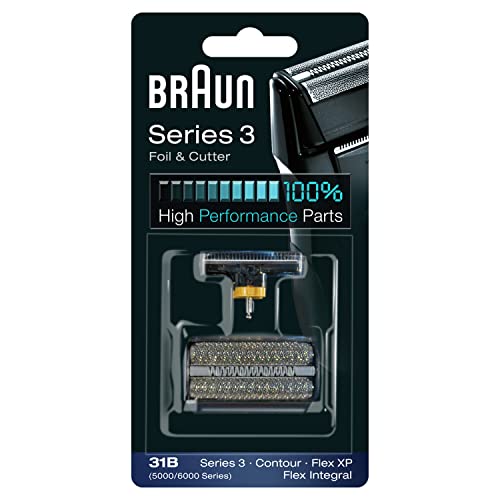 Braun 31B замена фолија и касета за секачи повеќе црни BLS Combi Pack