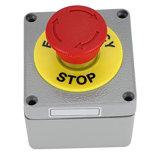 Прекинувач, копче за итно стопирање на копчето IP66 водоотпорен 1 копче Моментно прекинување на прекинувачот за стоп