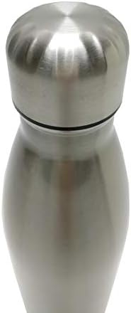 FifturedIsplays® 17 мл шише со шише со шише со вода од не'рѓосувачки челик Кола термос продолжува ладно до 24 часа, топло до 12 часа 16784