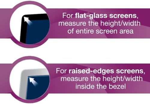 Филтер за приватност со висока јасност 3м за 23,8 инчи монитор за широк екран, реверзибилен сјај/сјај, зголемена јасност, ја намалува сината светлина, заштита на екран