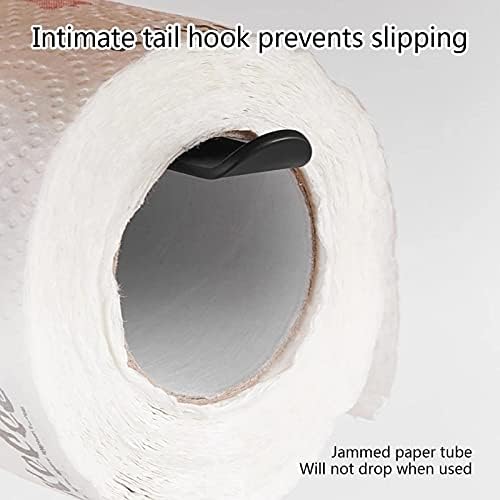 Се прашувате ме држач за кујнски хартиени пешкири под кабинетот wallид монтиран магнетно ткиво држач за фрижидер за бања за туширање