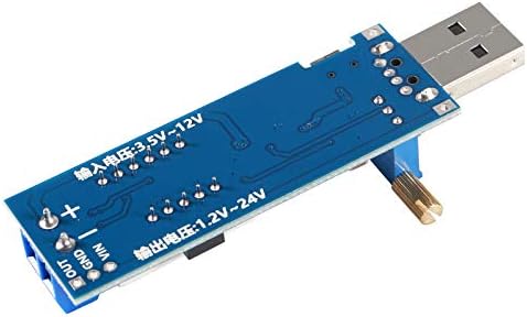 ACEIRMC 3PCS USB Converter Buck Boost 3.5V-12V до 1.2V-24V DC-DC чекор чекор надолу надолу надолу за напојување Модул за напојување Регулатор