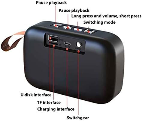 Говорникот на Tek Styz компатибилен со вашиот Blu Neo X LTE ткаенина дизајн 3W Playtime 6H Внатрешно, патување на отворено