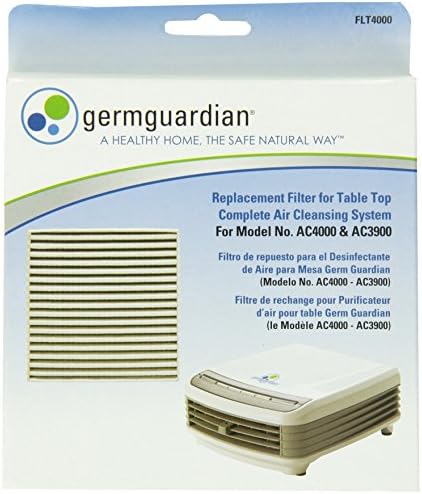 Germguardian Guardian Technologies Guarm Guardian FLT4000L оригинален филтер за алерген со високи перформанси за AC3900, AC4000 и AC4000CA прочистувачи