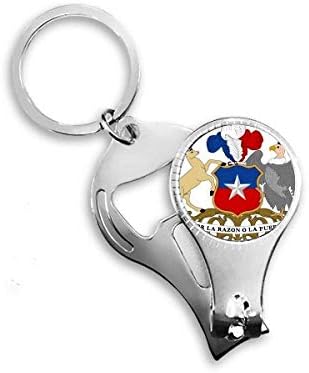 Чиле Национален Амблем Земја Ноктите Нипер Прстен Клуч Синџир Шише Машинка Клипер