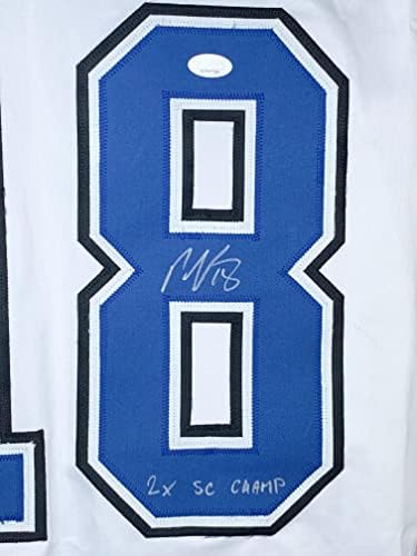 Ондеј Палат автограмираше потпишан испишан дрес НХЛ Тампа Беј Молња ЈСА Коа