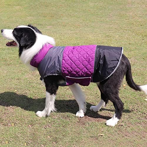 Облека за миленичиња за мали кучиња рефлектираат водоотпорен милениче палто зимско топло кучиња палто за мало средно куче со двојно
