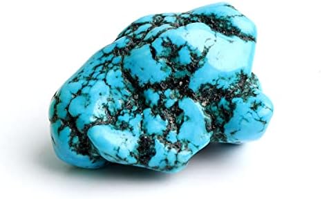 Laaalid xn216 1pc сина врева, испреплетена обоена камена карпа, полиран заздравувајќи скапоцени камења, минерални примероци за подароци