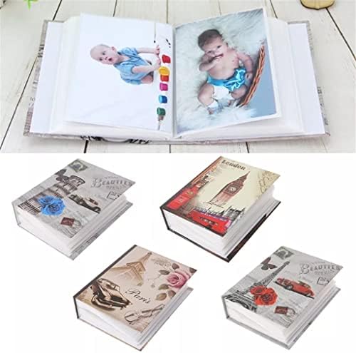 Zjhyxyh 100 слики со џебови со фото албум интерстицијални фотографии кутија кутија за деца меморија