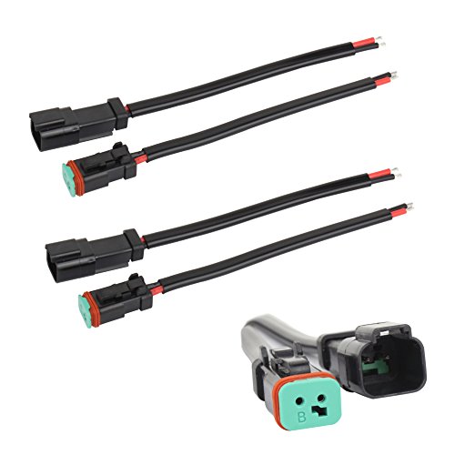 Томал Дојч ДТ ДТП 2 Пин Машки женски жици за жици за LED работна светлина/LED конектори за замена на светло за работа