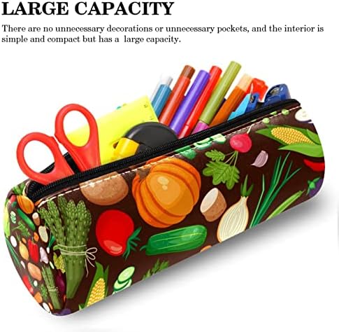 Кутија со моливи на геерот, торбичка за моливи, торба со моливи, естетска торбичка за молив, естетски, лесен зеленчук шарена храна