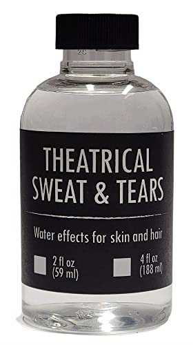 Пот и солзи -Театар специјална шминка за FX. Создадете лажни солзи на филмот, потење, пот, мониста вода, влажна коса. Дополнителна сјајна,