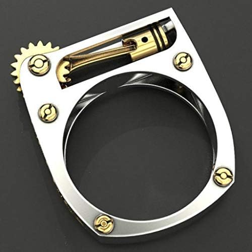 2023 Нов занаетчиски прстен со големина единечен механички мотор цилиндер прстен 610 моторцикл резници прстени лажица накит