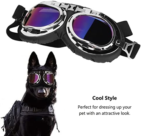 Очила за кучиња Очила за заштита од очи за заштита од очи за очите Прилагодливи еластични ленти за миленичиња чаши со рамка за