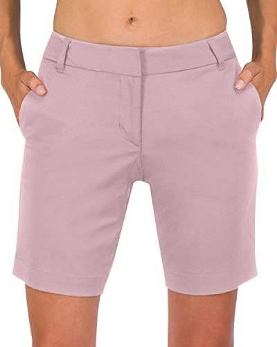 Три шеесет и шест жени во Бермуда голф шорцеви 8 ½ инчен инсим - Брзи суви активни шорцеви со џебови, атлетски и дише