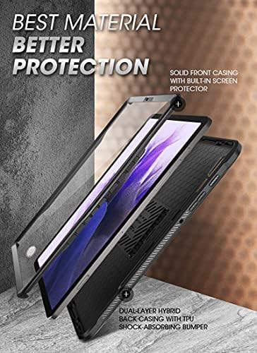 SUPCASE Еднорог Буба Про Серија Случај За Samsung Galaxy Tab S7 FE 12.4 Инчен , Полно Тело Солиден Тешки Случај Со Вграден Заштитник На Екранот &Засилувач; И Држач За Пенкало
