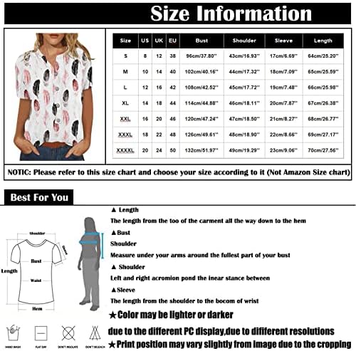 Кошули за кратки ракави на Uqrzau, случајни модни памучни постелнина, печатени кратки кошули 2023 маици