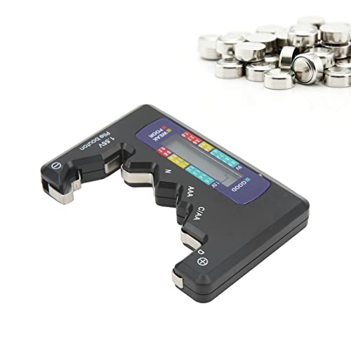 Тестер за мерач на дигитален капацитет на батеријата Универзален D C N AAA AA 9V 1.5V копче за анализа на батерии за анализа на батерии