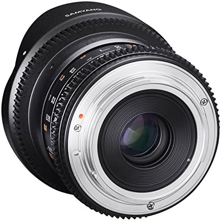 Samyang VDSLR II 12mm T3. 1 Ултра Широк Cine Fisheye Објектив За Sony Alpha Mount DSLR Камери-Компатибилен Со Целосна Рамка