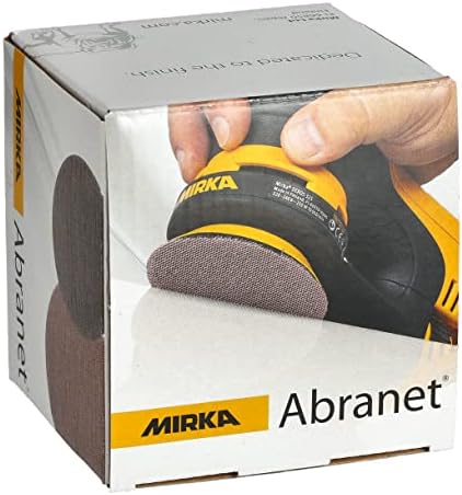 Мирка 9А-203-320 3-инчи 320 решетки Абразивни дискови за пескарење без прашина, кутија од 50 дискови