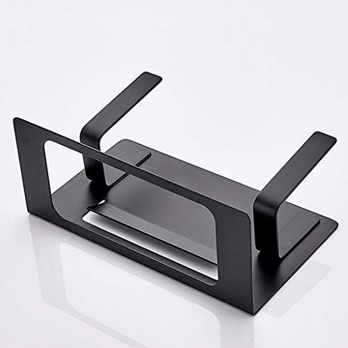 Саксија решетка без црна кујна полица за складирање со полица за висење на wallид од кутија