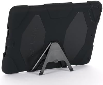 Епл iPad Air Griffin Survivor Case, црна, црна и црна, пакувана малопродажба