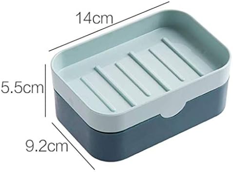 Пластично сапун за сапун XJJZS, дренажа кујна за бања чувајте го сапунот сув, отстранлив држач за еднократно двојно двојно одвод во