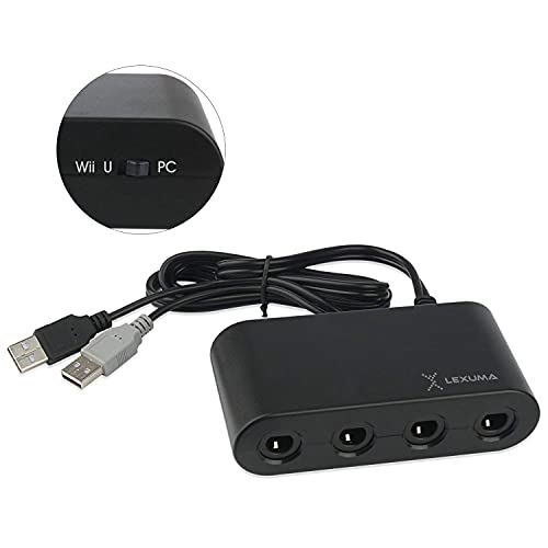 Gamecube Контролер Адаптер За Wii U, Nintendo Прекинувач И КОМПЈУТЕР USB Од Lexuma