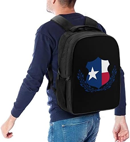Тексас Знаме 16 Инчен Ранец За Мажи Жени Издржлив Ранец За Лаптоп Патување Дневен Ранец