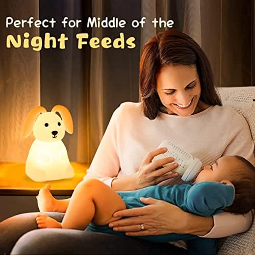 Ловерус симпатична зајаче ноќна светлина - симпатична светлина за деца животно ноќна ламба ноќна светлина за деца со 7 бои