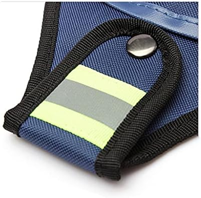 TJLSS силна торба со ткаенини во Оксфорд, задебелен дизајн, носат водоотпорен електричар Широк алатка за алатки, држач за држачи за џебови