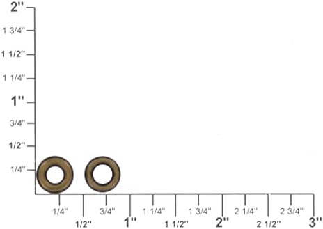 Громет, Дупчица од 3/16 инчи, Антички Месинг, Цврст Месинг-ЛЛ