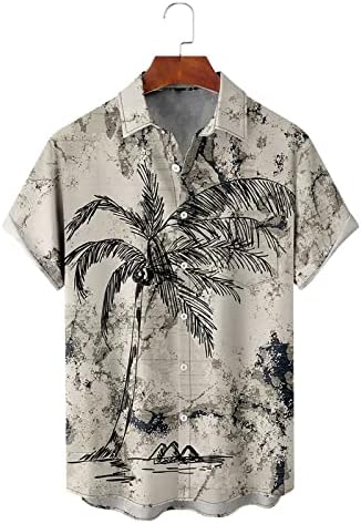 Xxbr 2023 3Д печатење на сликање цветна хавајска кошула мажи жени исклучуваат јака гроздобер улична машка машка машка врвови