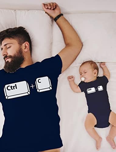 TSTARS тато и облеката што одговара на бебето копирање на паста татко син син, што одговара на кошули сет