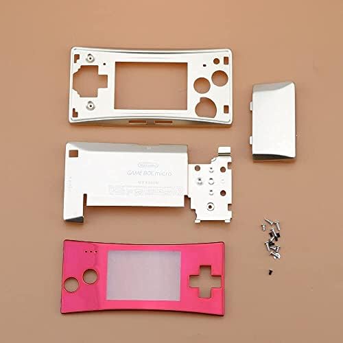 Римфри метал Домување школка случај За Nintendo Gameboy Микро GBM Предниот Заден Капак Faceplate Држач за батерија w/Завртка